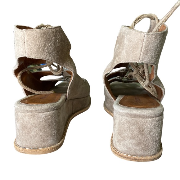 JEFFREY CAMPBELL Suede XIMENO Platform Gladiator Sandals Size 7 - Picture 5 of 8